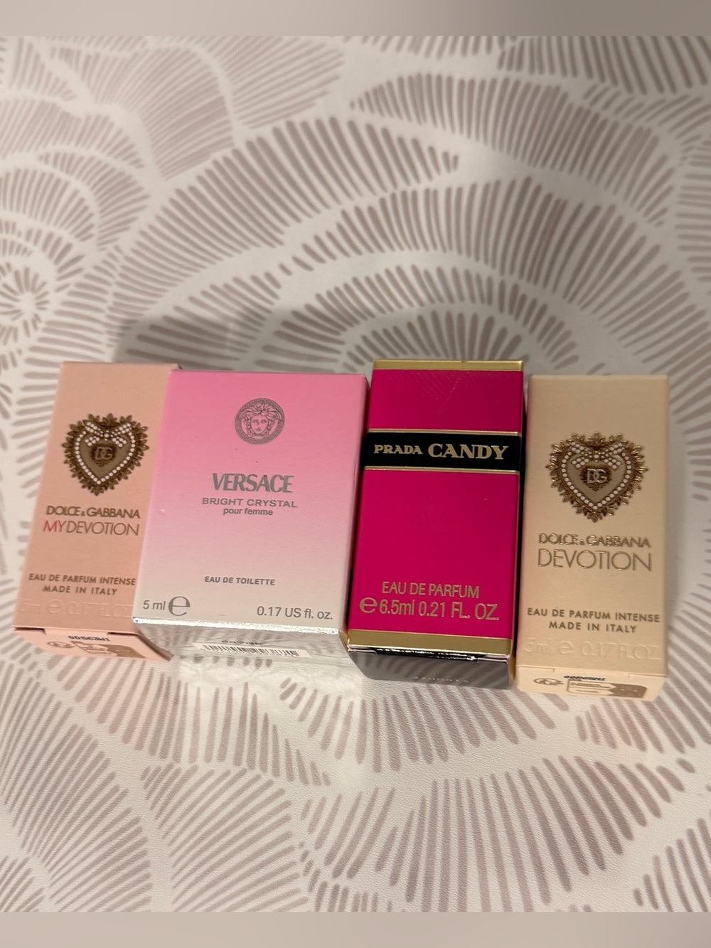 Dolce & Gabbana, Prada and Versace Mini Gift Set - Brand New!
